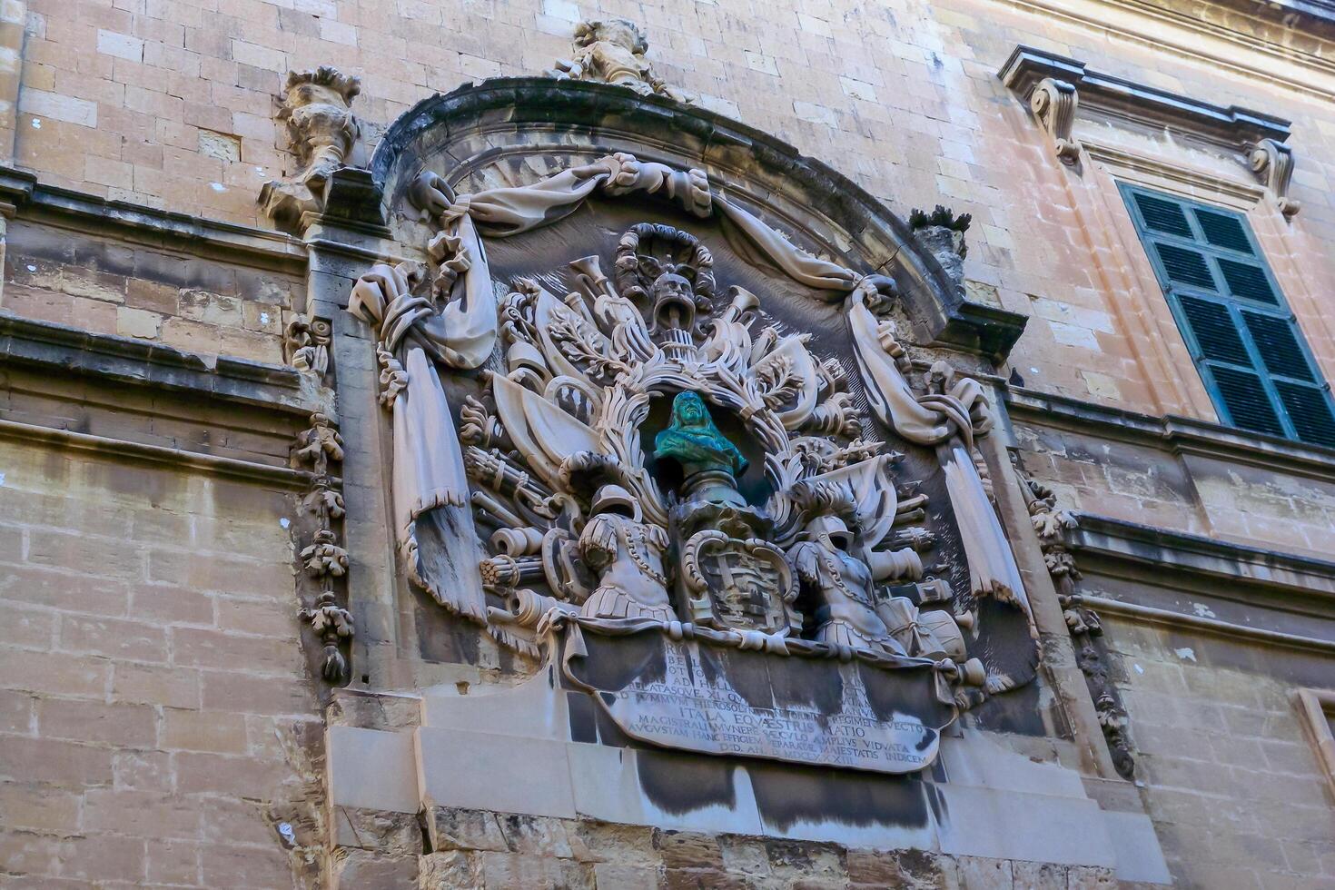 VALLETTE, MALTA - SEPTEMBER 14, 2012 The Auberge Italie is now the MUZA National Museum of Fine Arts photo