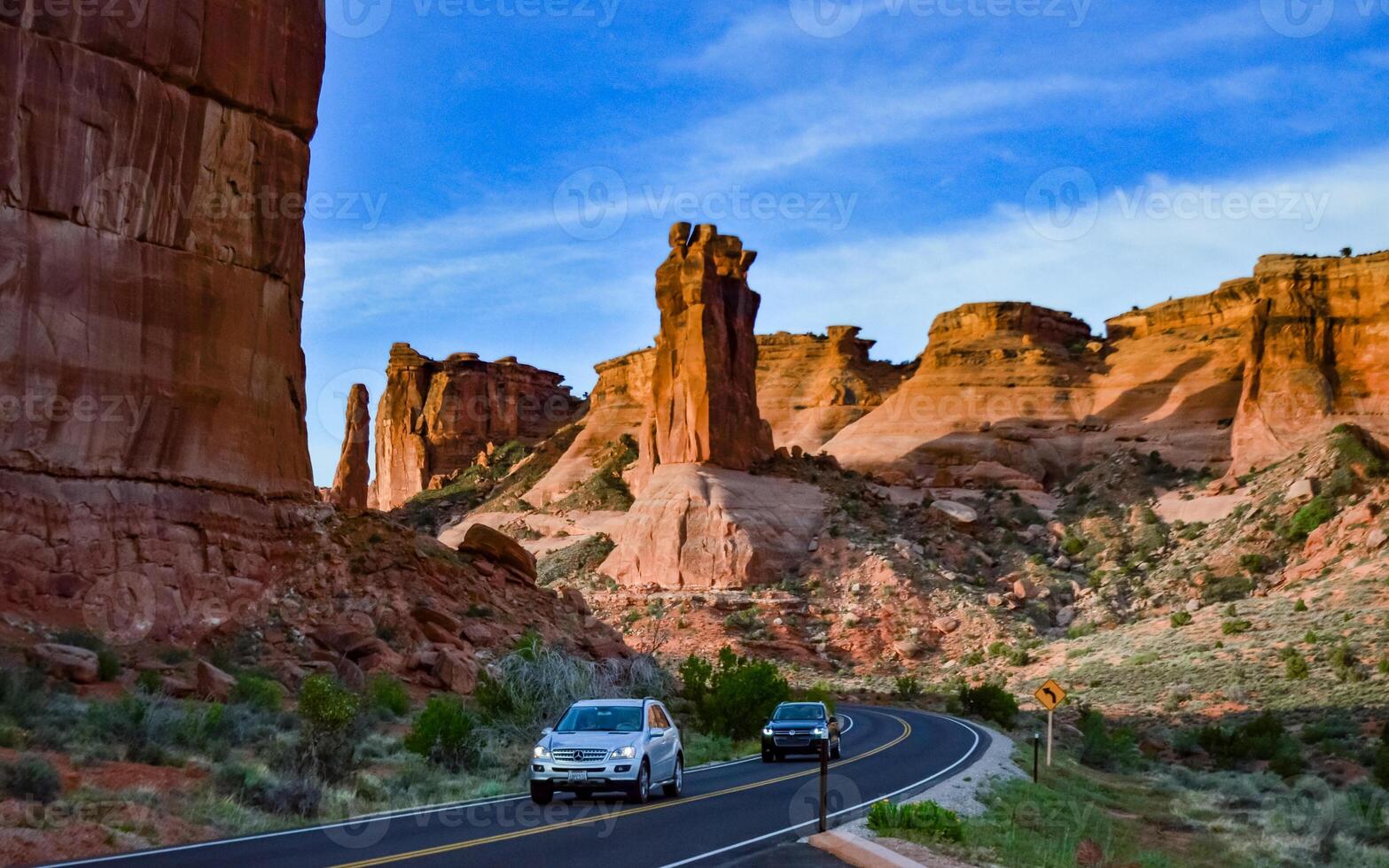 Erosion red rocks. Canyonlands National Park is in Utah near Moab, US photo
