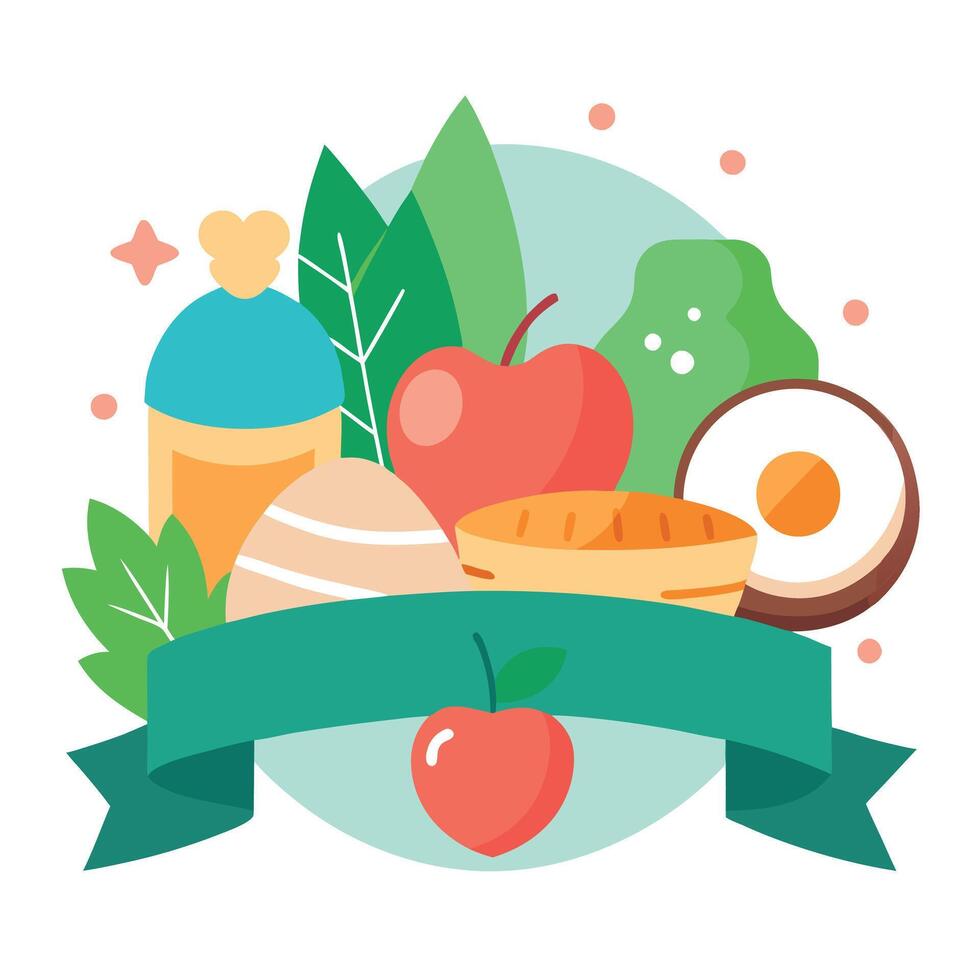 Healthy eating food low carb keto ketogenic diet meal plan protein fat. Creative Banner. Copyspace i vector