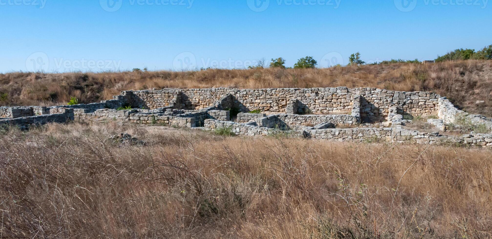 excavations of the ruins of the ancient city of Olbia photo
