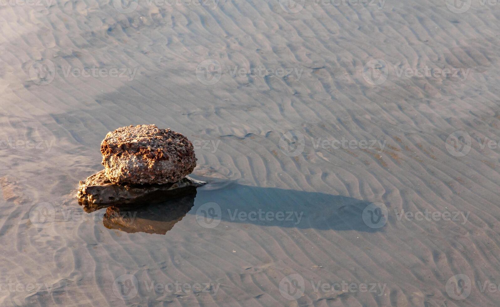 Waves of sand at the bottom of the Kuyalnik estuary, where salt was mined in the 18th century photo