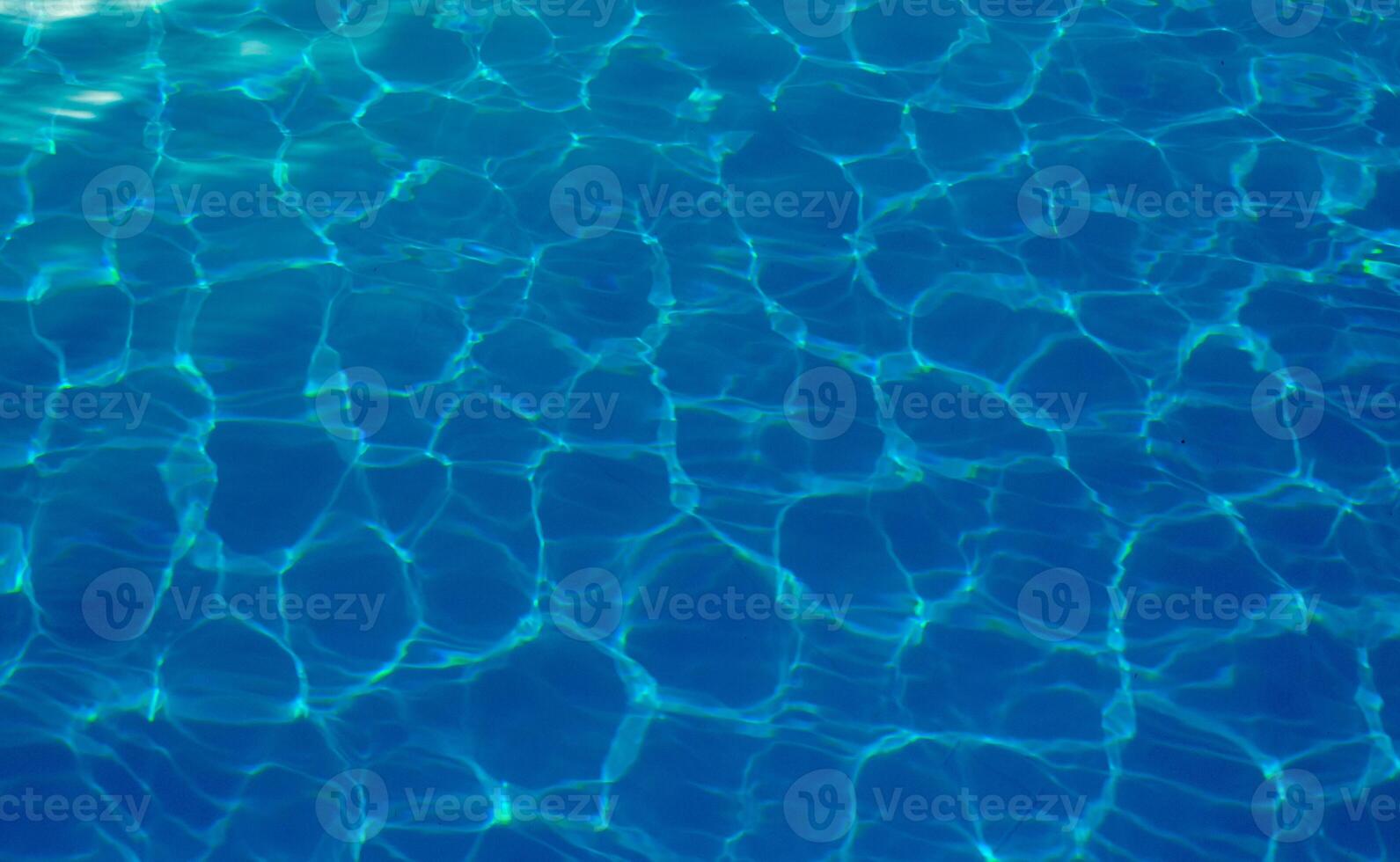 The reflection of the suns rays in the water in the pool with sea water, The glare of the sun, Egypt photo