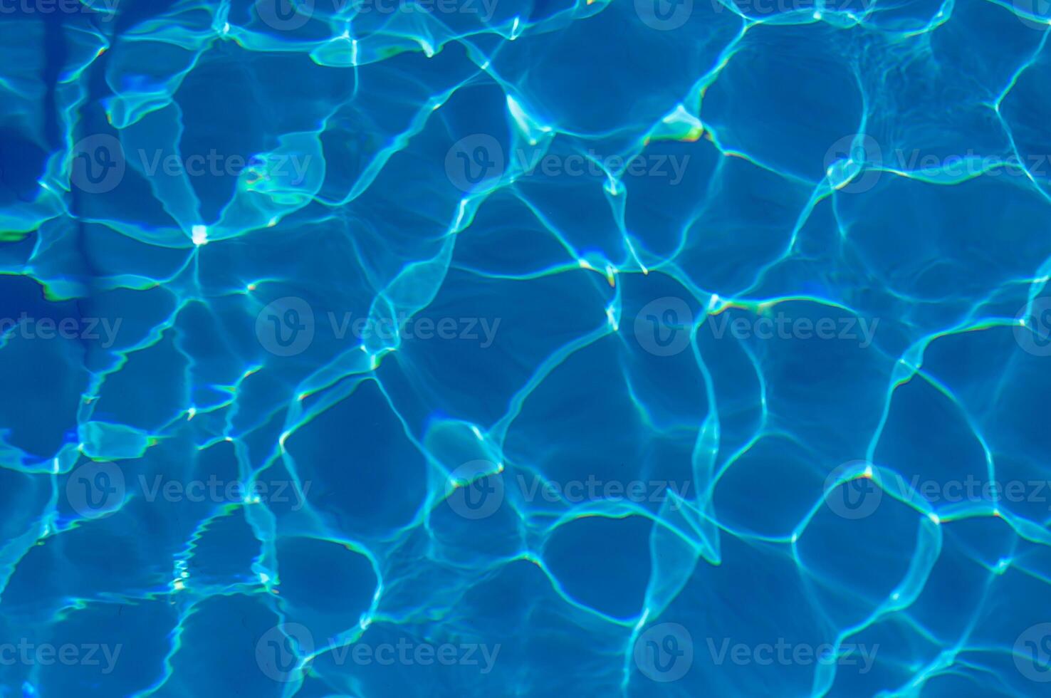 The reflection of the suns rays in the water in the pool with sea water, The glare of the sun, Egypt photo