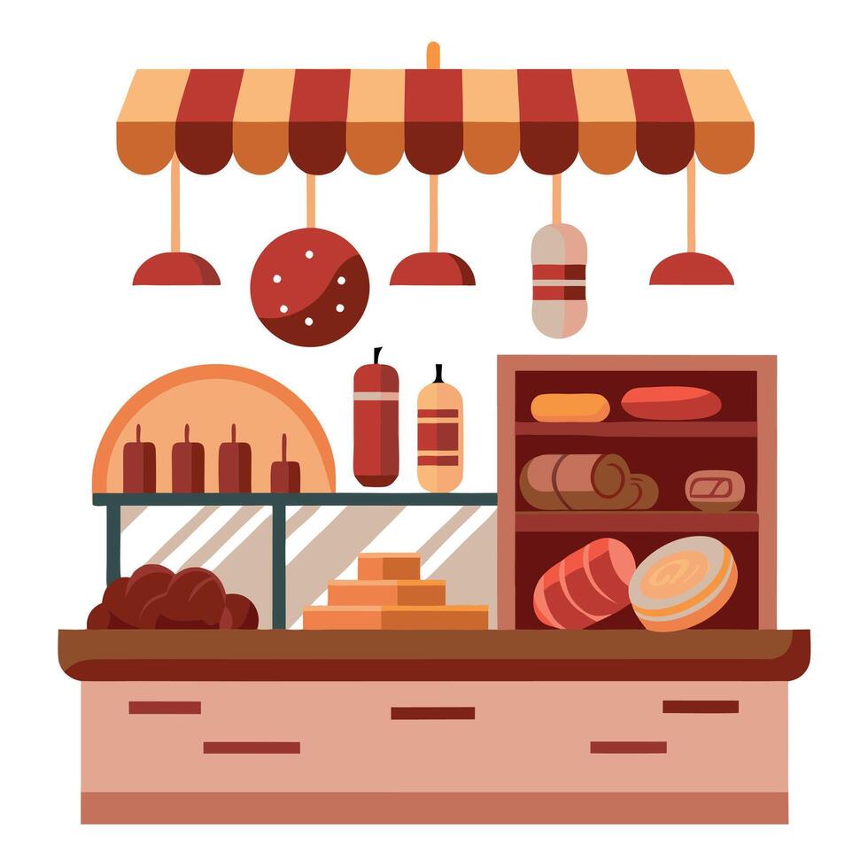 A sleepy dog rests comfortably nestled amidst a backdrop of raw bacon. creating a humorous and indul vector