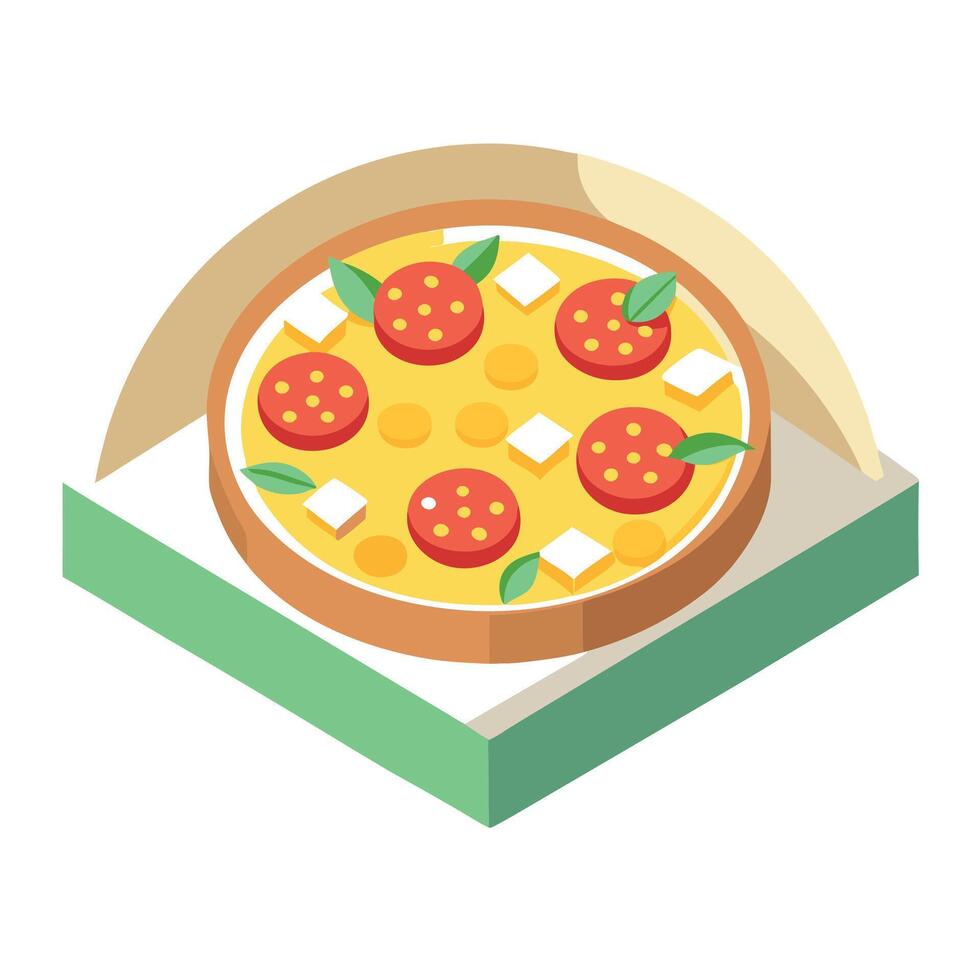 A delicious pizza with golden corn and a generous amount of mozzarella cheese beautifully presented vector