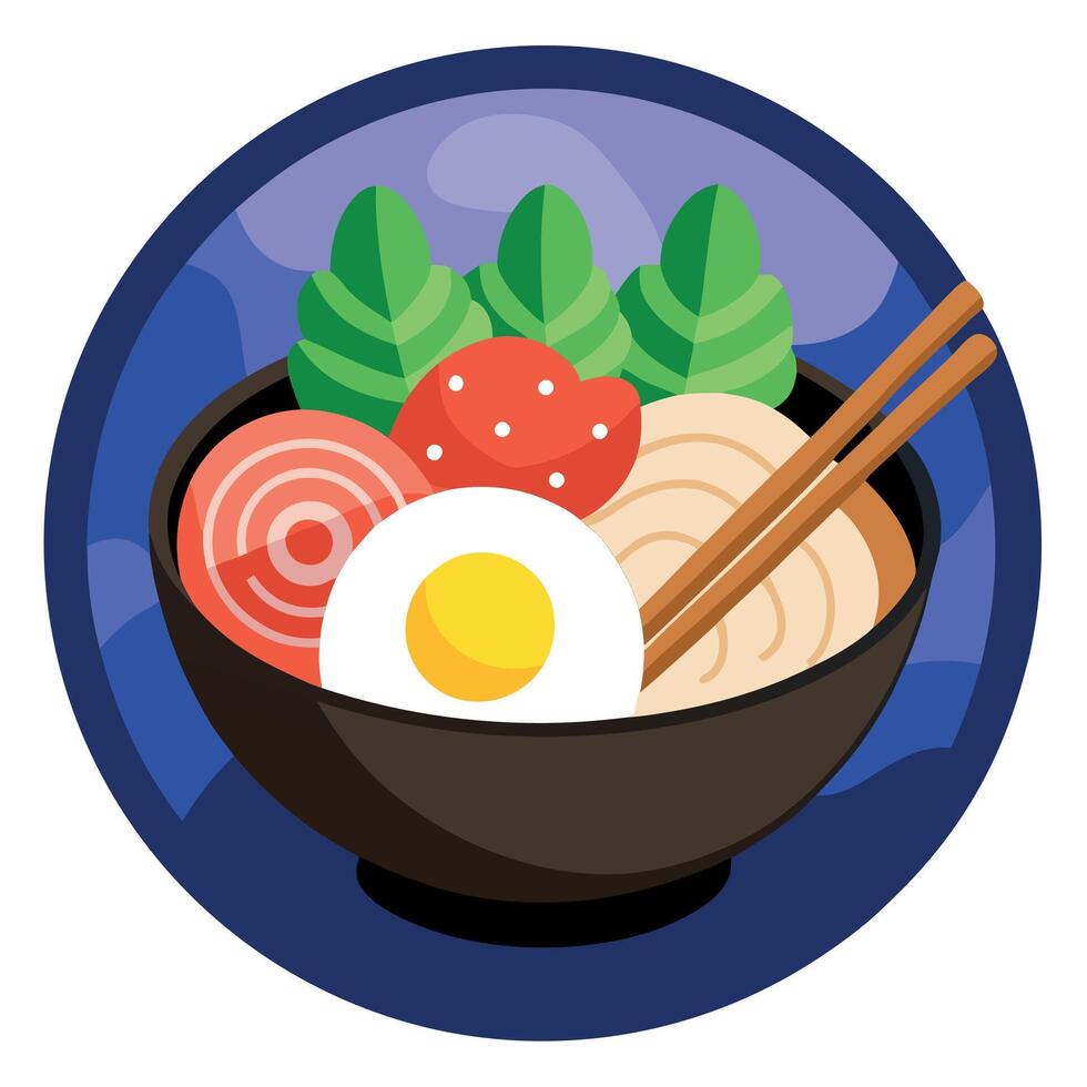 Korean tradtional food vector