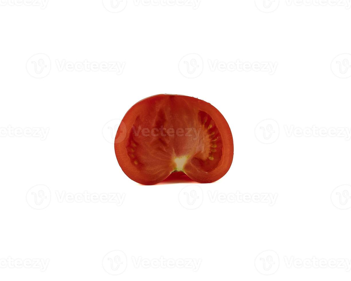 tomato isolated on a white background photo