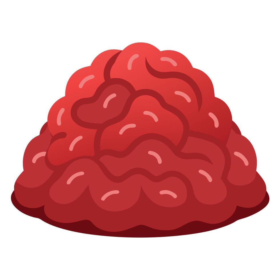 Pile of Fresh Ground Beef vector