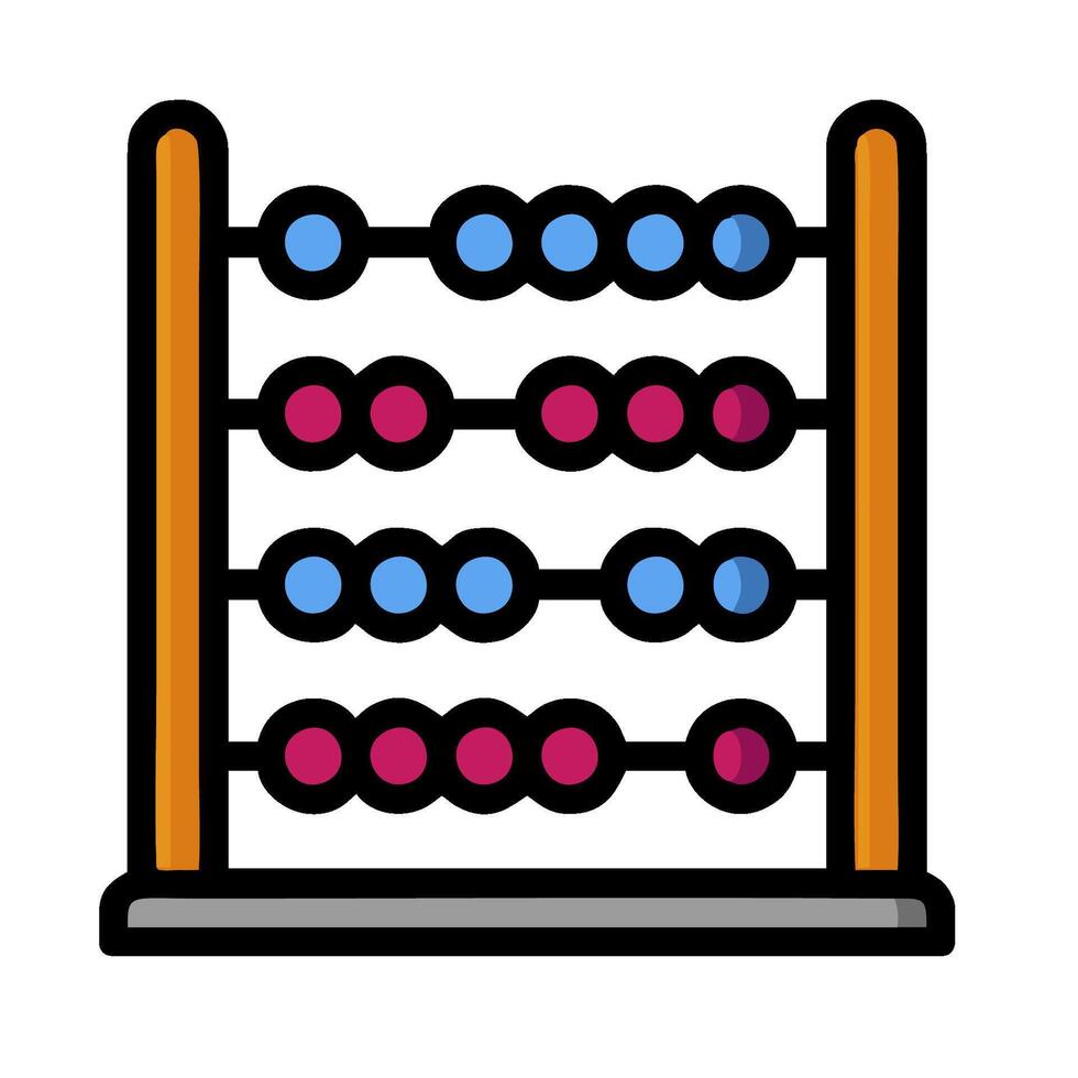 abacus icon illustration design vector