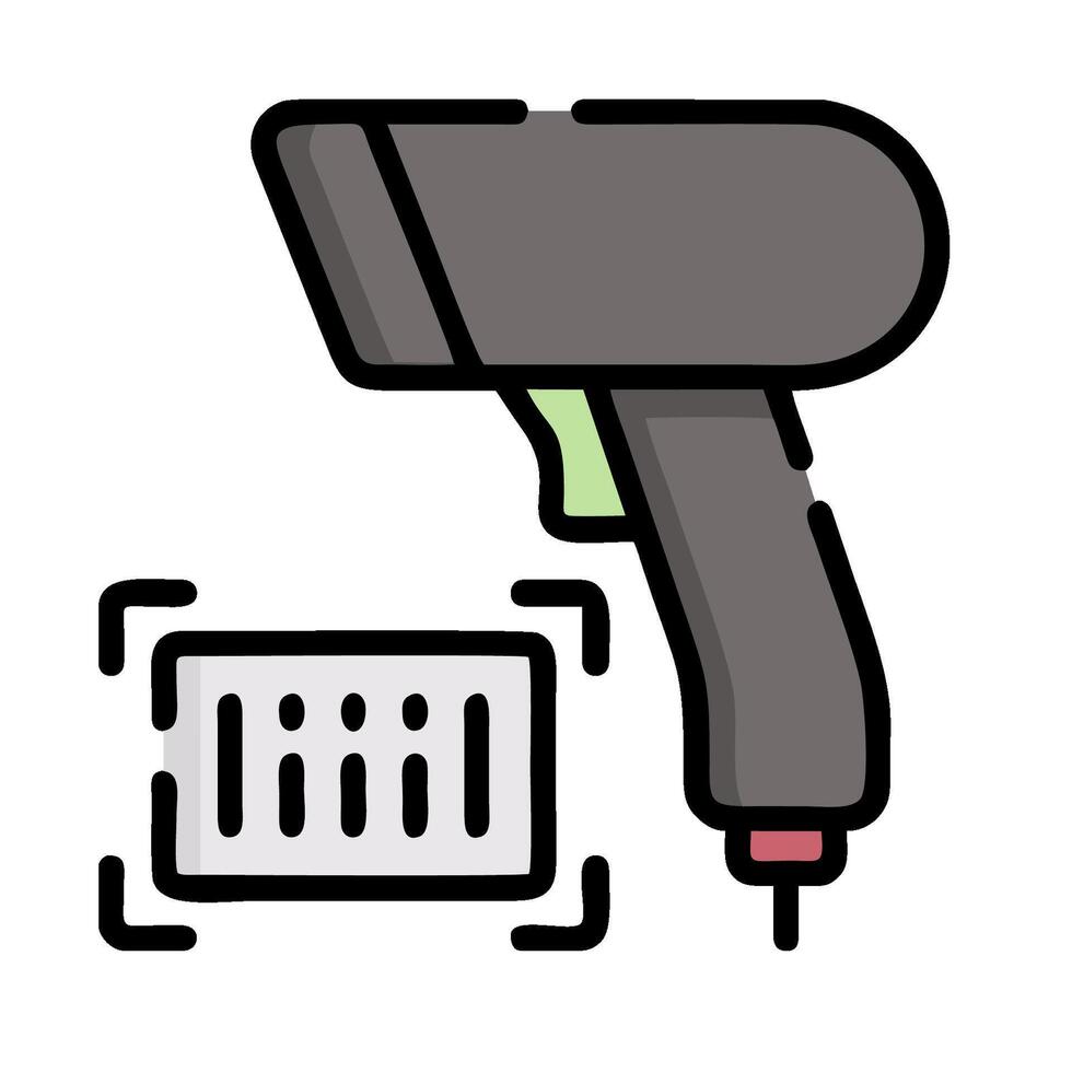 a black and white image of a hair dryer and a box vector