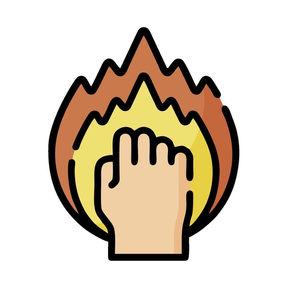 fire icon, hand, hand, hand icon, fire icon, fire icon, fire icon, vector