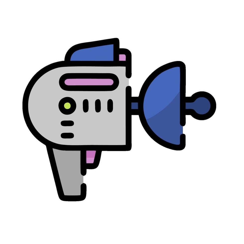a drawing of a drill on a white background vector