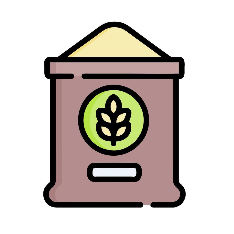 grain bag icon illustration vector