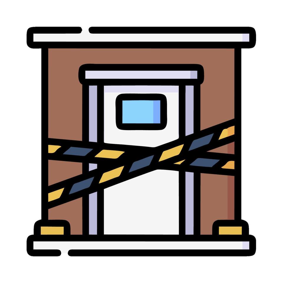 door closed icon illustration design vector