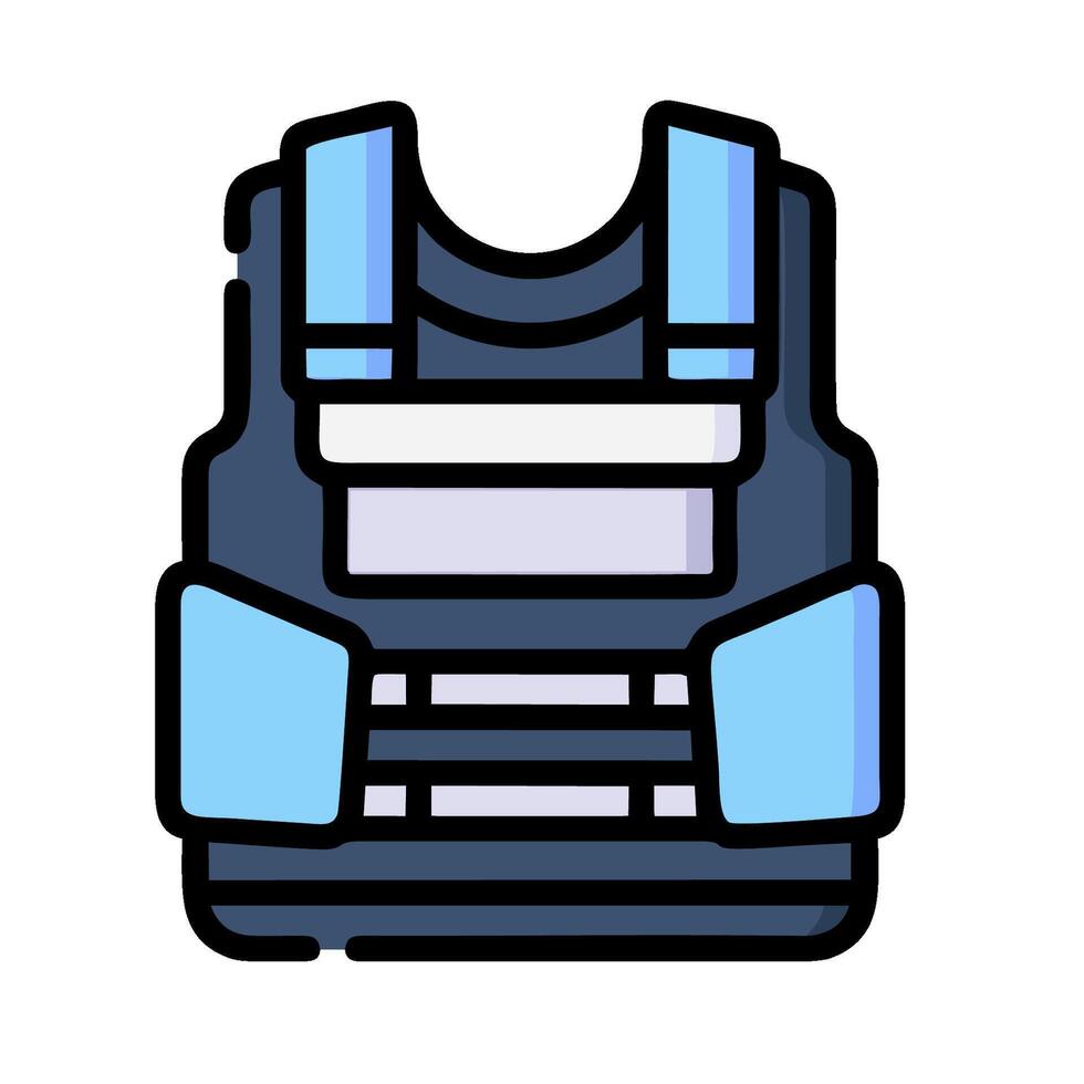 a vest with a blue and white design vector