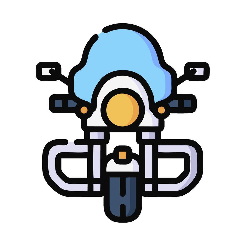 motorcycle icon illustration vector