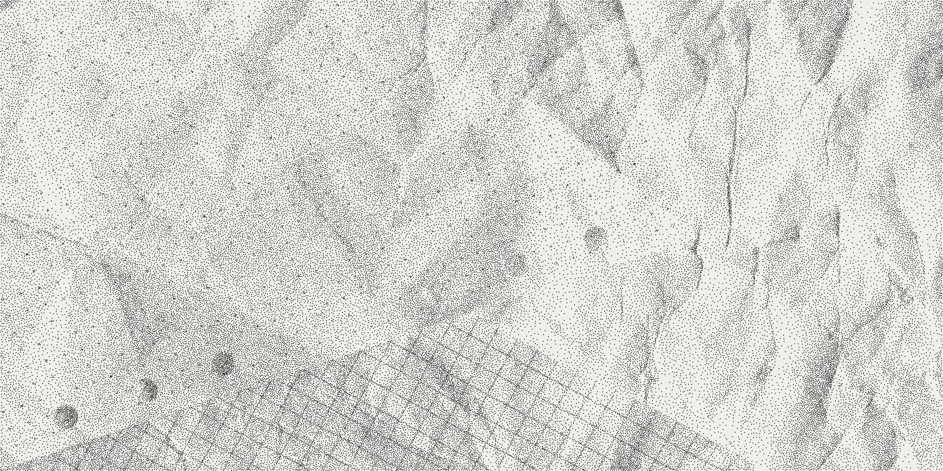 Black dusty textured background, sheets of crumpled checkered, dotted, craft paper. Noisy gritty dot halftone effect, retro banner in grunge style, overlay. Torn out notebook pages. vector