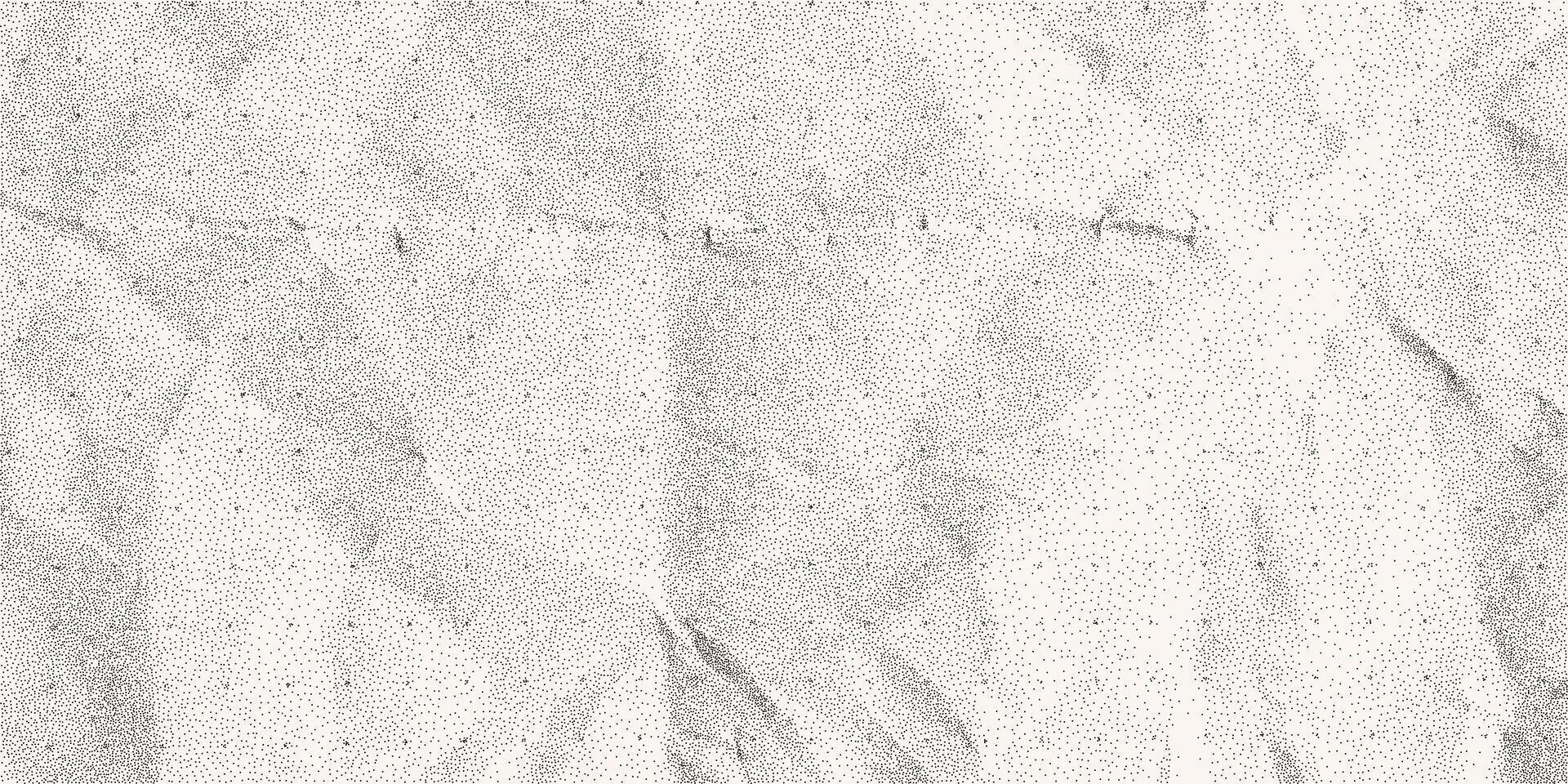 Dusty gritty effect background, crumpled folded paper texture, grunge overlay. Old dirty notebook sheet, banner template, recycled. vector