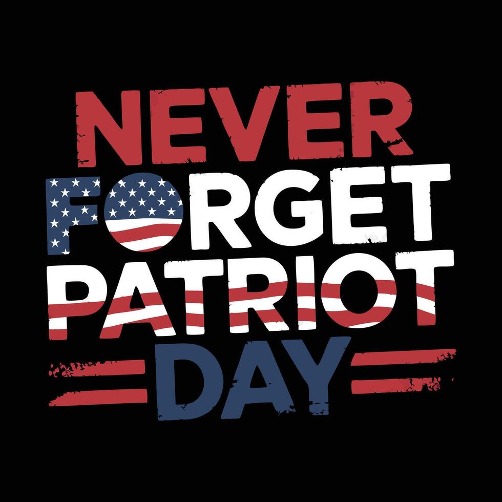 Patriot day template design vector