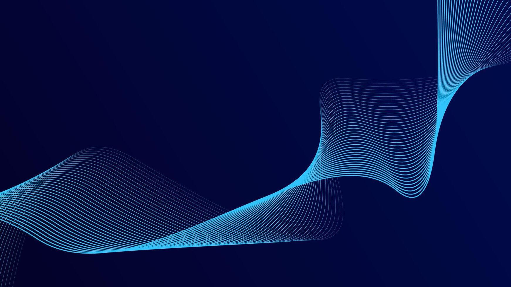 Abstract wave line pattern on dark blue background. Futuristic technology concept. Suit for banner, poster, cover, brochure, flyer, website vector