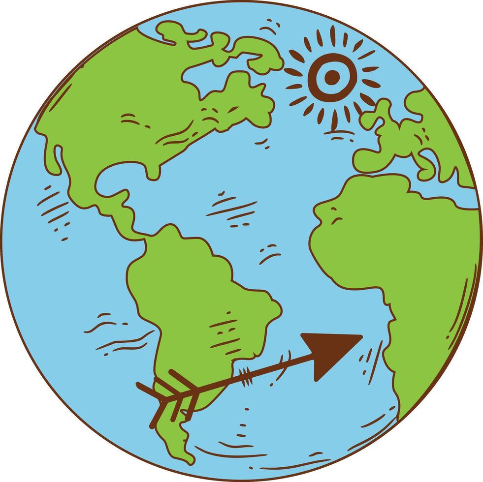 Gypsy Soul earth logo globe icon vector