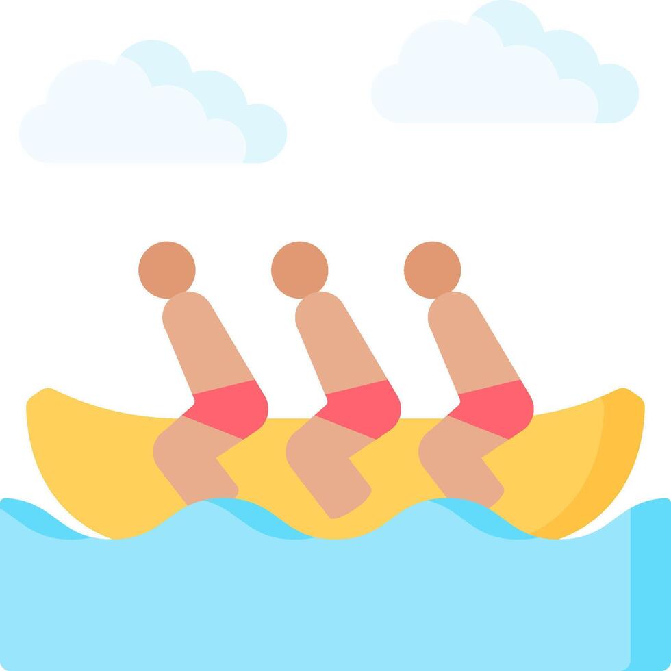 banana boat illustration design vector