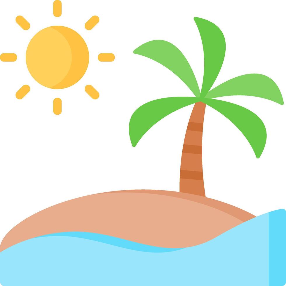 beach illustration design vector