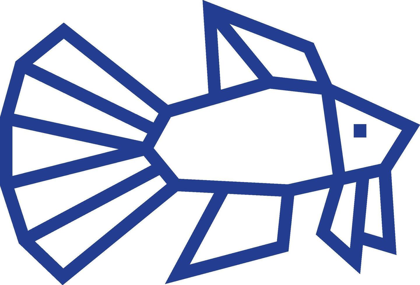 betta fish illustration design vector