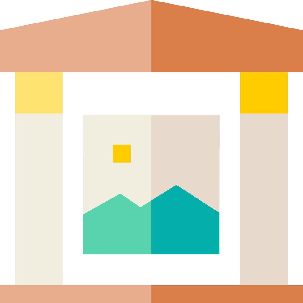 museum illustration design vector