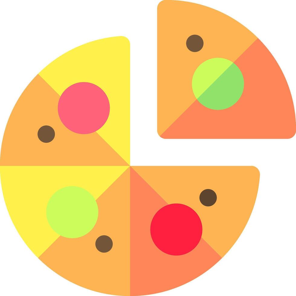 pizza illustration design vector