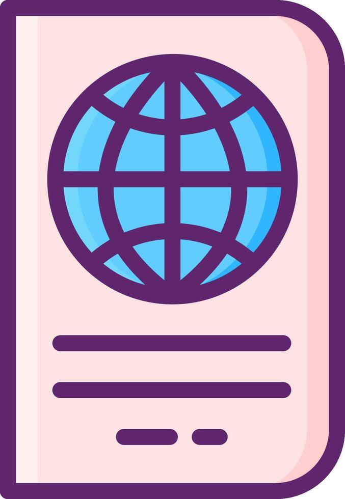 passport illustration design vector