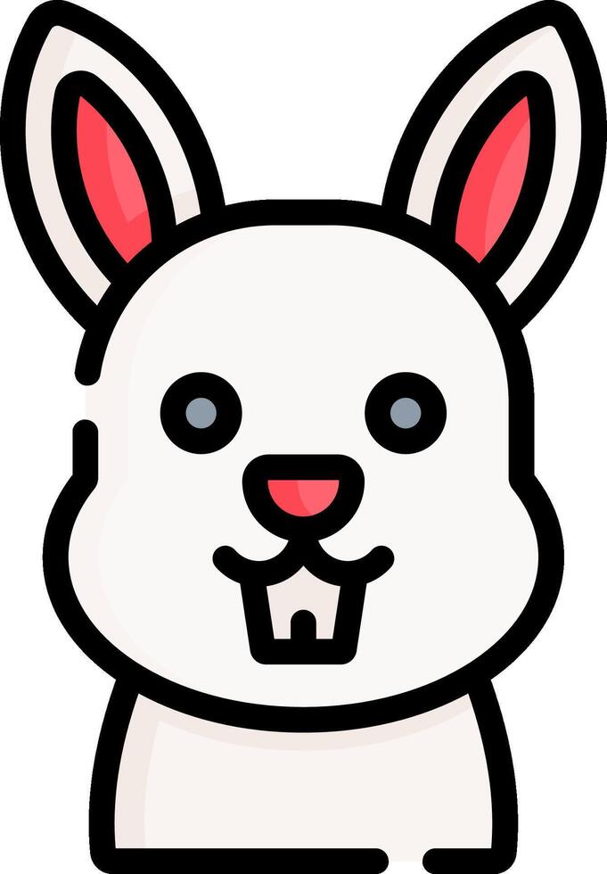 rabbit illustration design vector