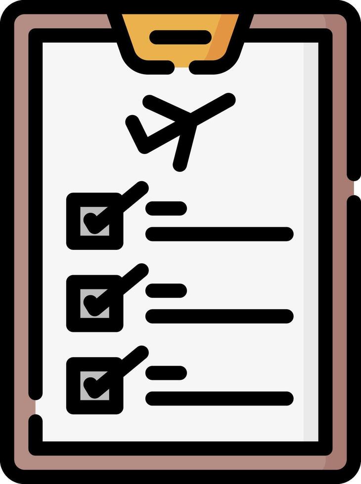 check list illustration design vector