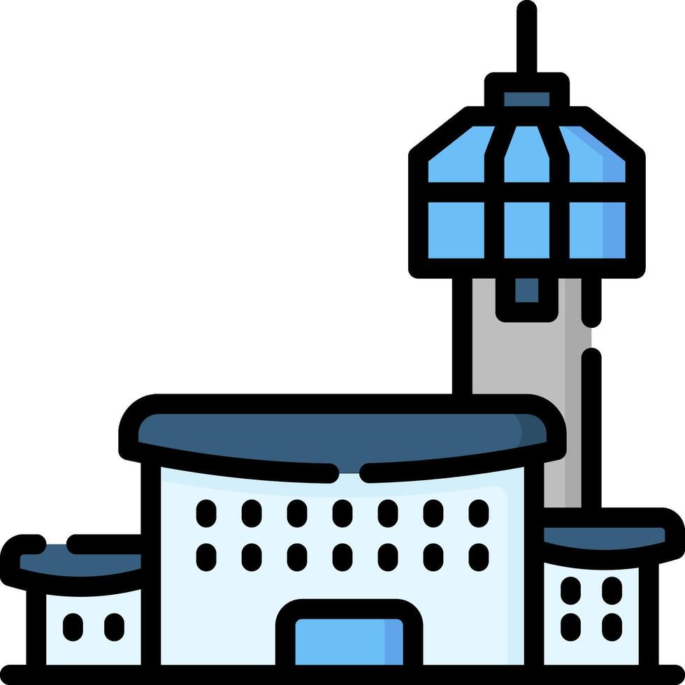 airport illustration design vector