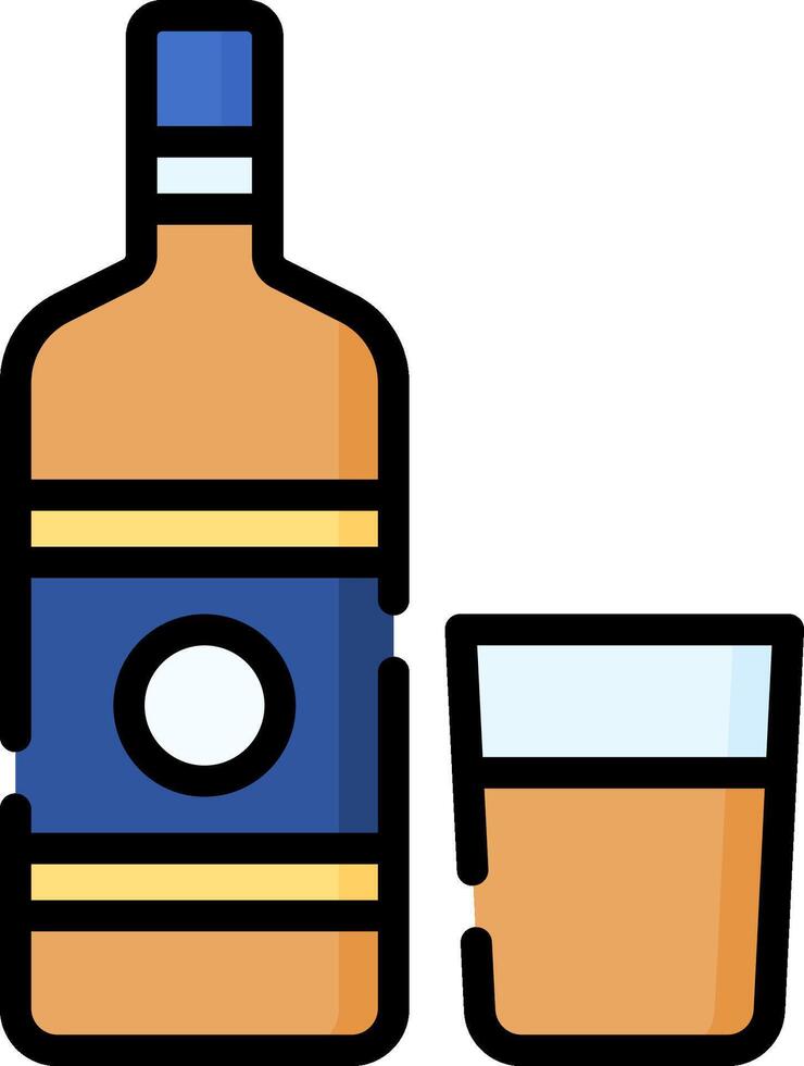 alcoholic drink illustration design vector