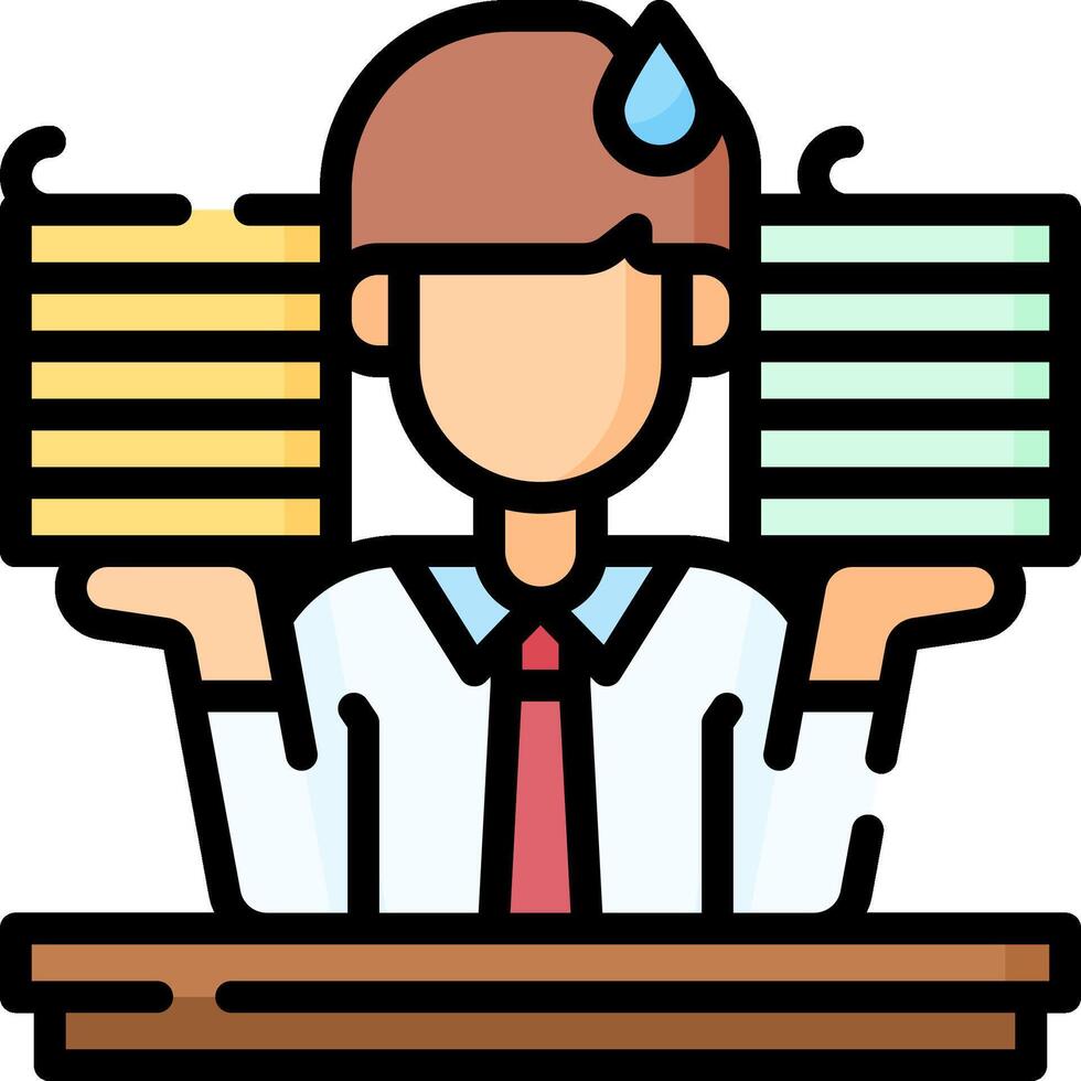 burden illustration design vector
