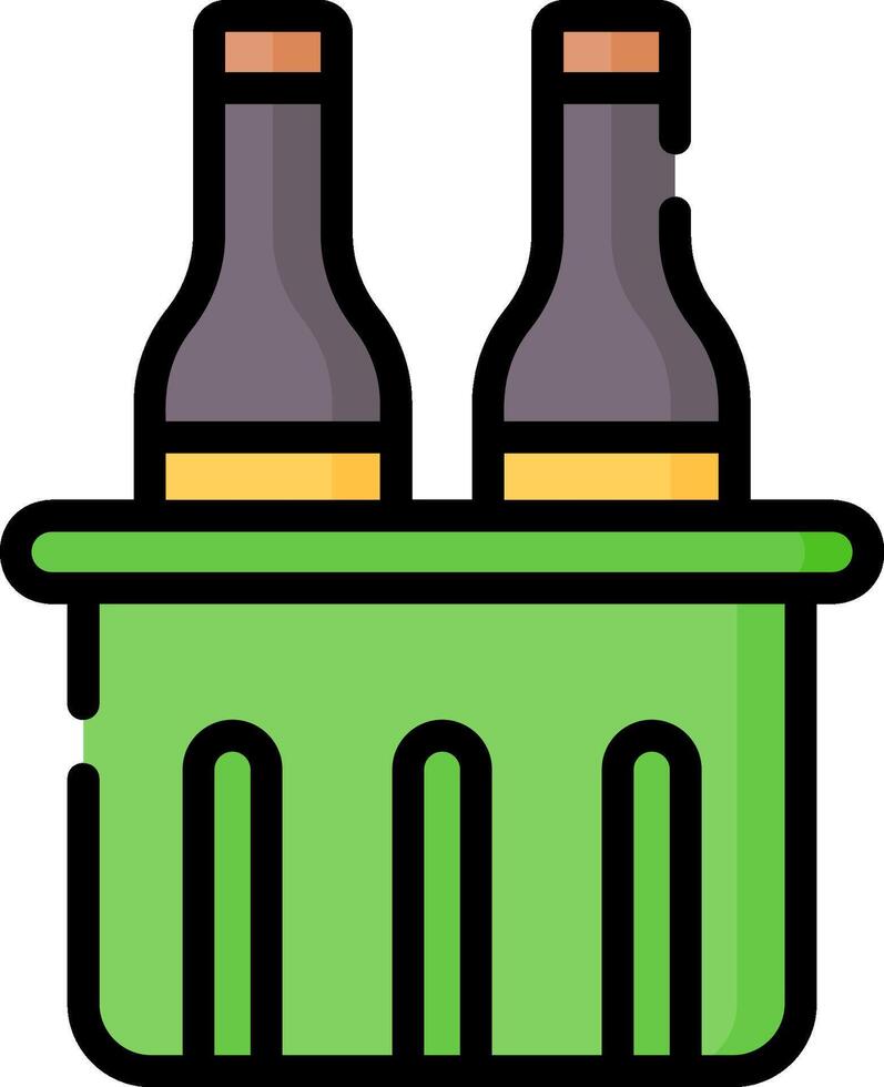 beer bottle illustration design vector