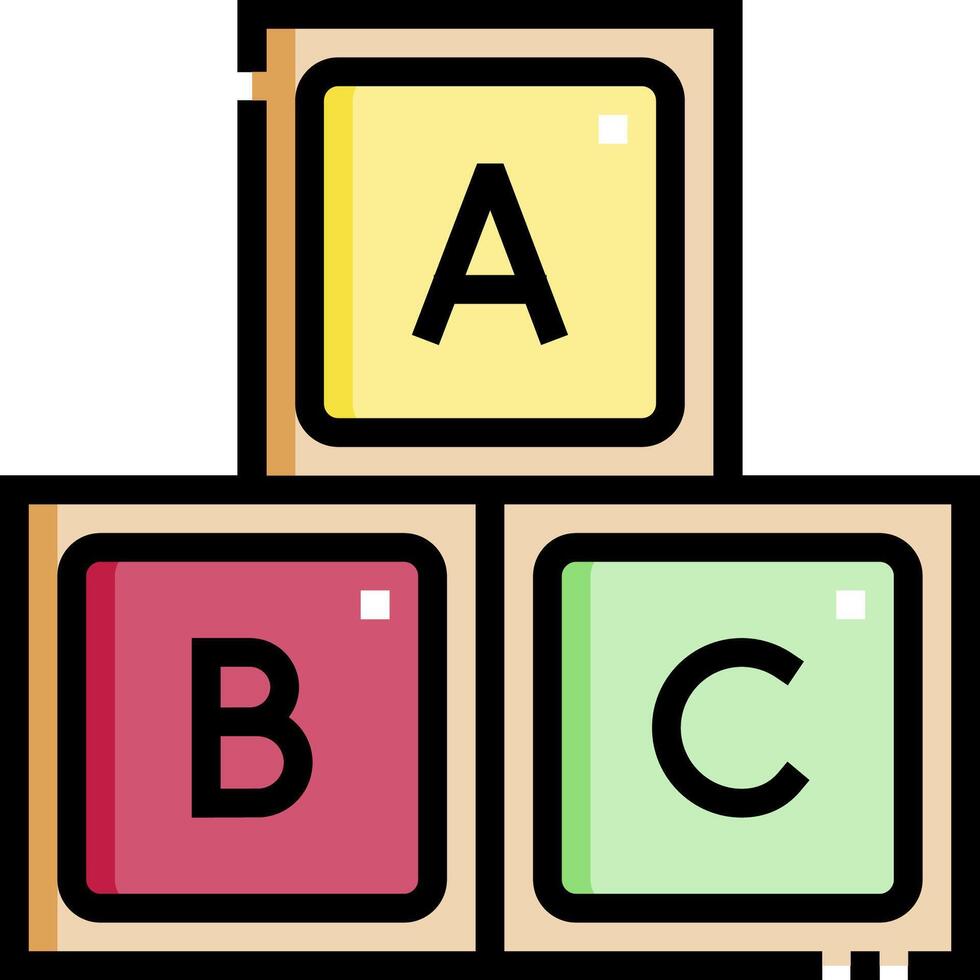 blocks illustration design vector