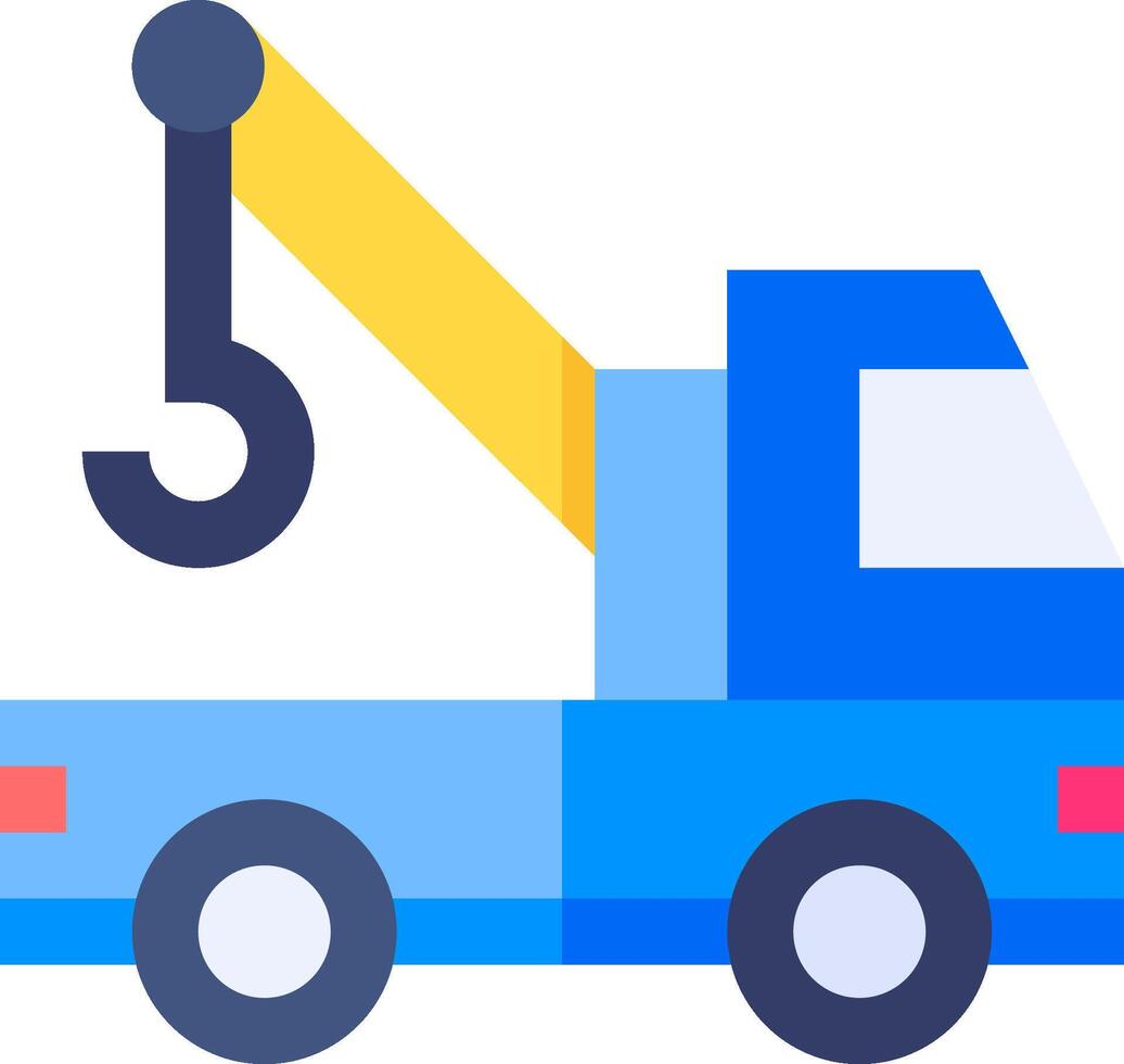 crane truck illustration design vector