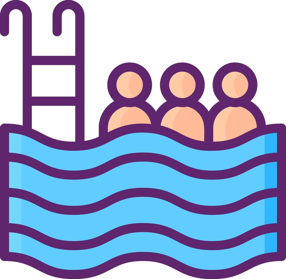 swimming pool illustration design vector
