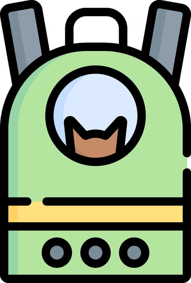 cat carrier illustration design vector