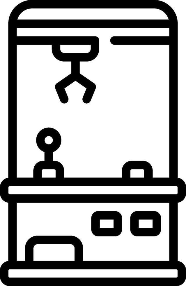 claw machine illustration design vector