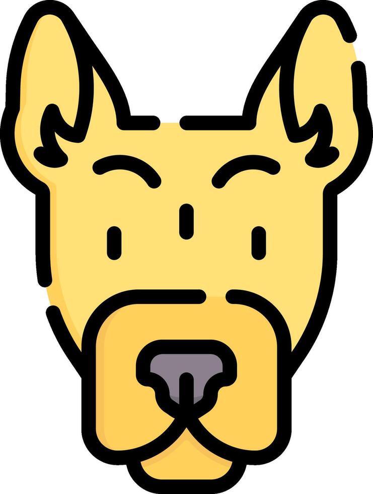 dog illustration design vector