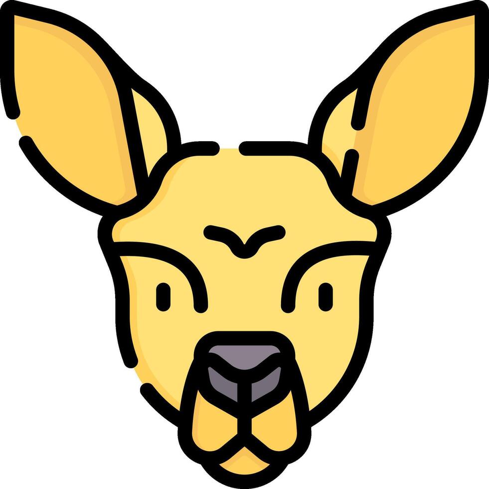 kangaroo illustration design vector