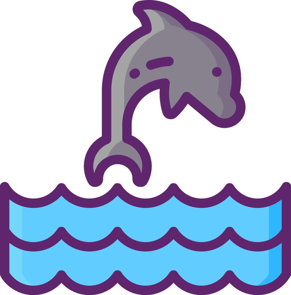 dolphin illustration design vector