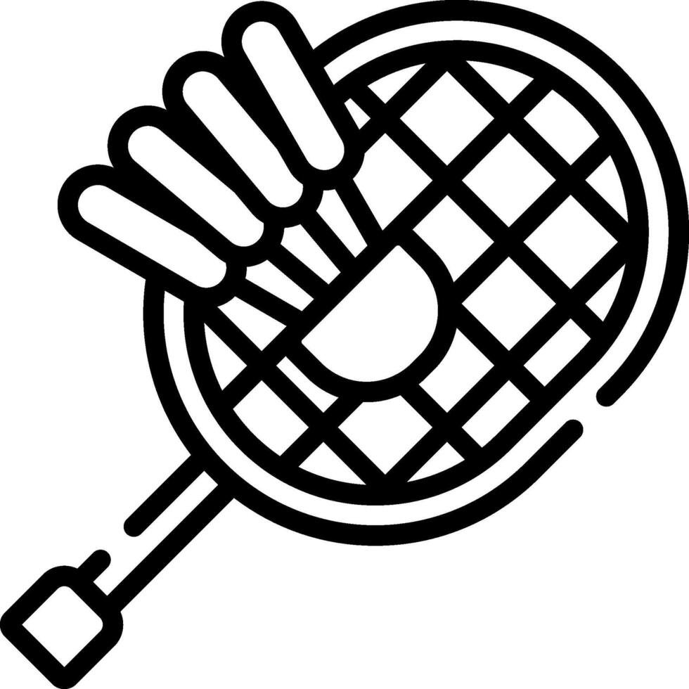 badminton illustration design vector