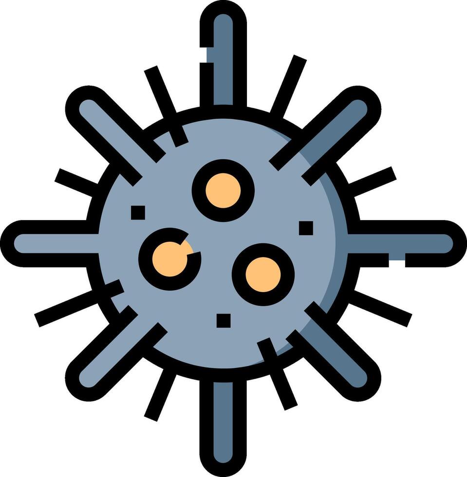 sea urchin illustration design vector