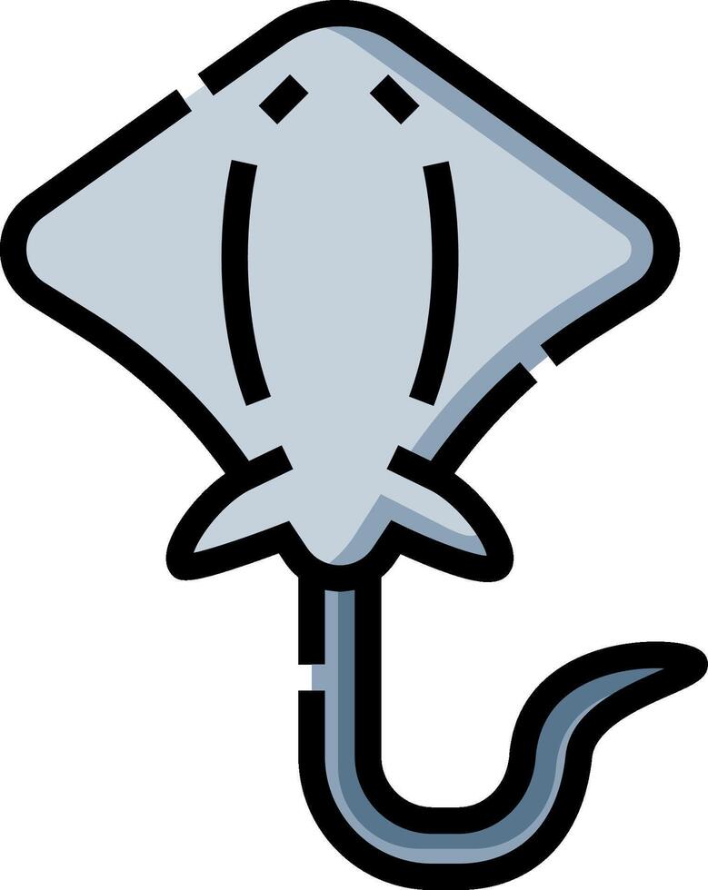 stingray illustration design vector