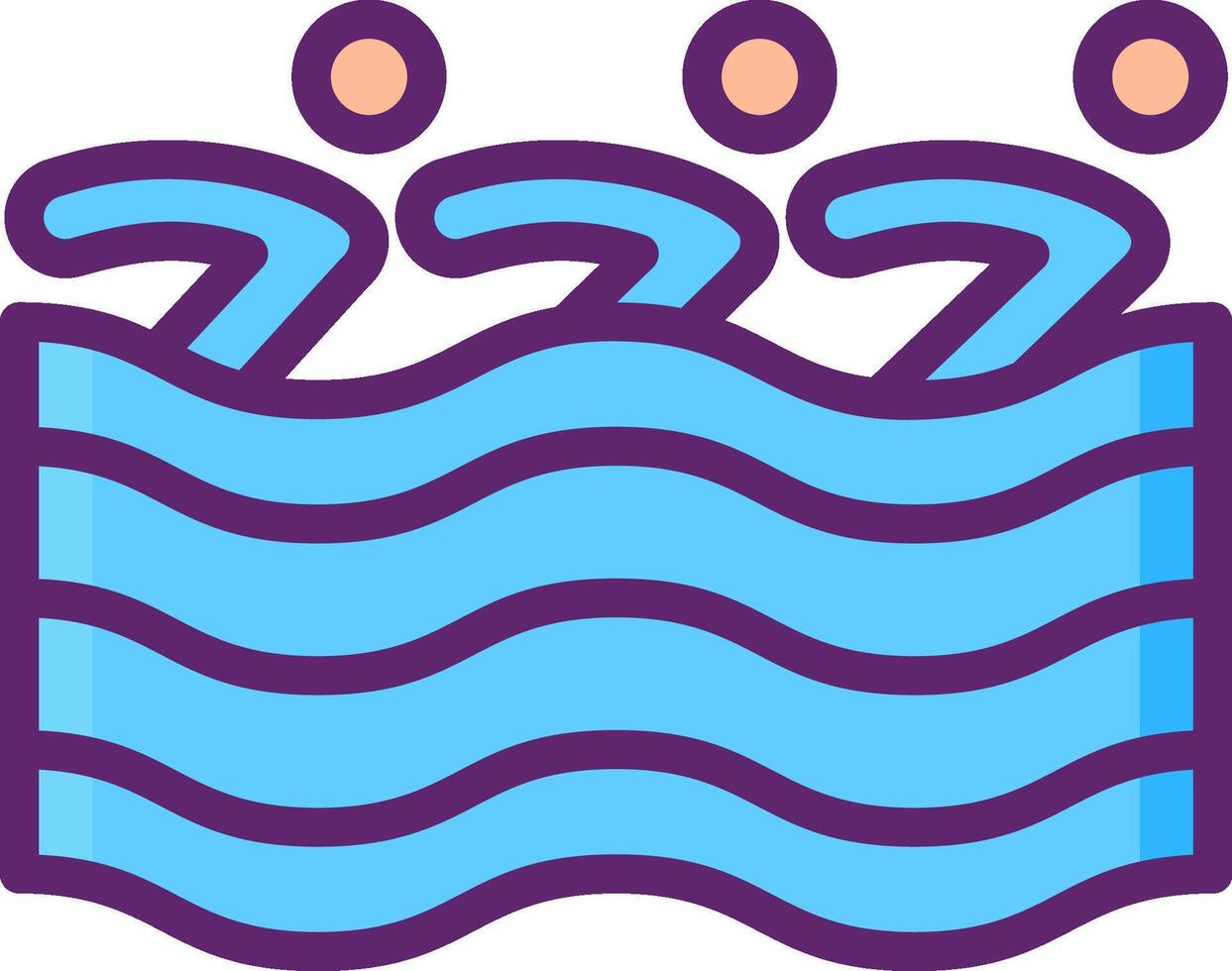 swimming illustration design vector