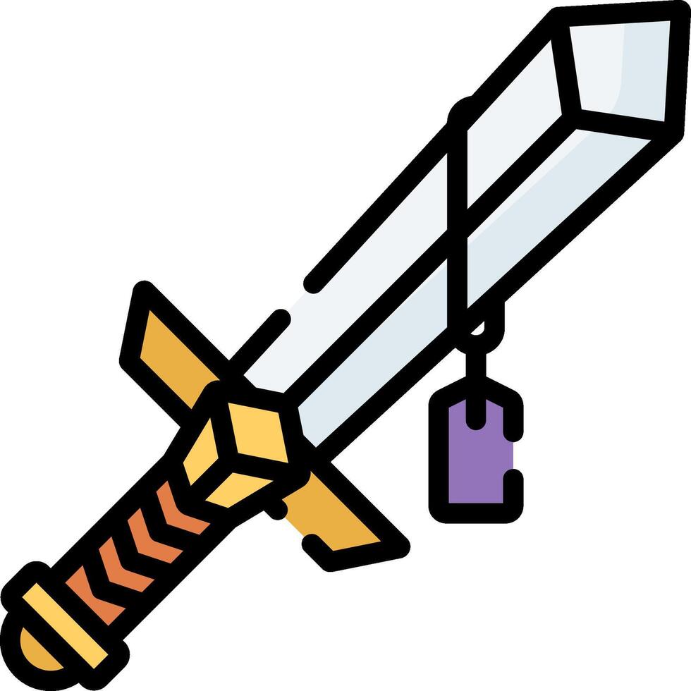 sword illustration design vector